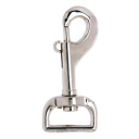 Campbell Nickel Plated Swiveling Strap Eye Cap Snap - 1"