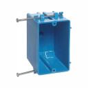 Carlon Pvc Single Gang New Work Switch/outlet Box - Blue