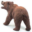 Schleich Grizzly Bear Figurine - 4-1/4" X 1-3/4" X 2-5/8"