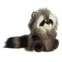 Luxe Boutique Gray Mika Raccoon Plush Toy - 9"