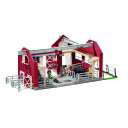 Schleich Farm World Large Red Barn With Animals And Accessories -  22" X 6-1/4" X 14-3/4"