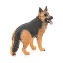 Schleich German Shepherd Dog Figurine - 2-5/8" X 1-1/4" X 2-1/4"