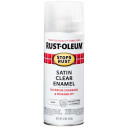 Rust-oleum Stops Rust Protective Clear Enamel Spray Finish - Satin Clear - 12 oz