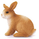 Schleich Rabbit Figurine - 1-3/4" X 1" X 1-3/4"