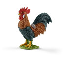 Schleich Rooster Figurine - 2-1/4" X 1-1/8" X 2-3/8"