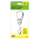 Hy-ko Silver Metal Badge Retriever With Belt Clip