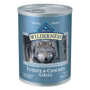 Blue Buffalo Wilderness Turkey & Chicken Grill Canned Dog Food - 12.5 oz