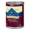 Blue Buffalo Homestyle Recipe Beef Dinner with Garden Vegetables Canned Dog Food - 12.5 oz