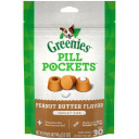 Greenies Pill Pockets Real Peanut Butter Flavor Tablet - 3.2 oz