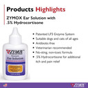 Zymox Enzymatic Ear Solution with 0.5% Hydrocortisone - 1.25 oz