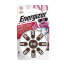 Energizer Turn & Lock Size 312 Hearing Aid Batteries - 1.4V