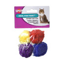 Spot Wool Pom Poms With Catnip - 4 Pk