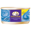 Wellness Complete Health Pate Chicken & Herring Canned Cat Food - 3 oz