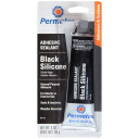 Permatex Black Silicone Adhesive Sealant - 3 oz