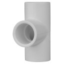 Genova White Pvc Slip X Slip X Slip 1/2" Tee Contractor Pack - 10 pk