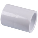 Genova 1" White Plastic Schedule 40 Pressure Coupling - 10 Pk