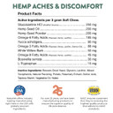 Naturvet Hemp Aches & Discomfort Soft Chew - 60 ct