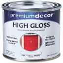 Easy Care Premium Decor White Gloss Enamel Paint - 1/2 Pt