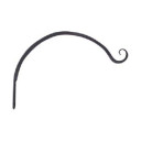 Panacea Forged Curved Hook Hanging Plant Bracket - Black