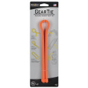 Nite Ize Gear Tie 18" Orange Reusable Rubber Twist Tie - 2 pk