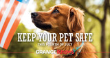 Keep your Pet Safe this 4th of July 