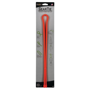 Nite Ize Gear Tie 32" Orange Reusable Rubber Twist Tie - 2 Pk