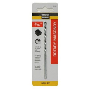 Master Mechanic Rotary Masonry Drill Bit - 3/16" X 4" Master Mechanic Rotary Masonry Drill Bit - 3/16" X 4"