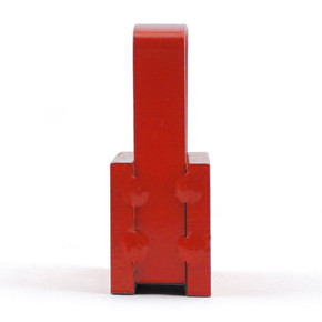 Magnet Source Ceramic Block Handle Magnet - Red Magnet Source Ceramic Block Handle Magnet - Red