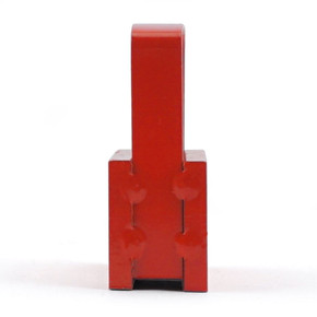 Master Magnetics Ceramic Block Handle Magnet - Red