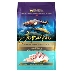 Zignature Grain Free White Fish Meal Formula Dog Food - 25 lb