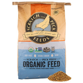 Scratch And Peck Naturally Free Organic Layer Feed 16% For Chickens & Ducks - 40 lb