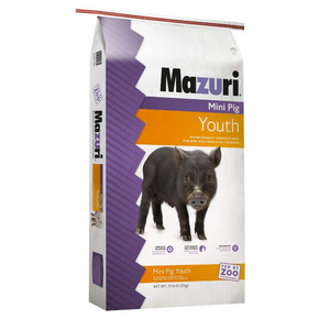 Mazuri Mini Pig Youth Feed - 25 lb Mazuri Mini Pig Youth Feed - 25 lb