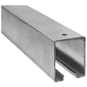 National Hardware Galvanized Plain Box Rail - 12'