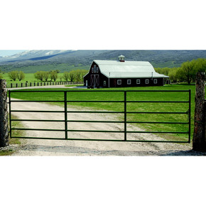 Powder River 1600 Series 52" Tube Gate With Threaded Rod Hinge - 4'