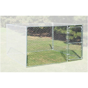 Behlen Galvanized Chain Link Kennel Panel With Gate - 10' X 6'