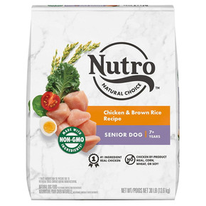 Nutro Natural Choice Chicken & Brown Rice Recipe Senior Dog Food - 30 lb