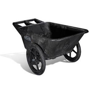 Rubbermaid Big Wheel Cart - Black
