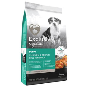 Exclusive Signature Chicken & Brown Rice Formula Dry Puppy Food - 30 lb