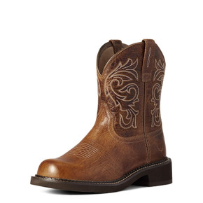 Ariat Women's Fatbaby Heritage Mazy Western Boots - Crackled Cottage