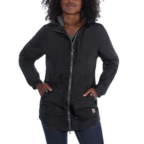 Carhartt Women's Relaxed Fit Lightweight 1 Warm Rating Rain Jacket