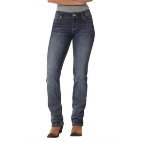 Wrangler Women's MS Wash Straight Leg Jeans