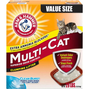 Arm & Hammer Multi-cat Strength Clumping Litter - 29 Lb