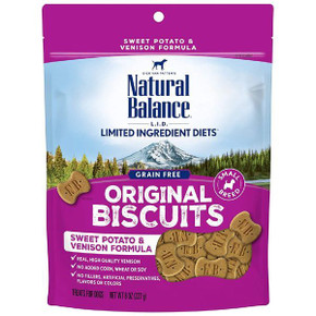 Natural Balance Limited Ingredient Treats Sweet Potato & Venison Small Breed Formula - 8 Oz