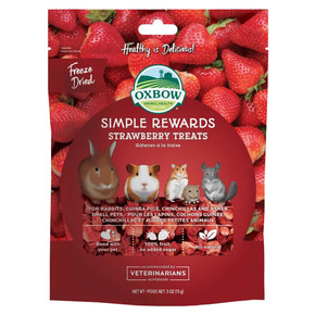 Oxbow Simple Rewards Strawberry Treats - 0.5 oz