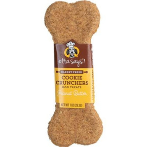 Etta Says Peanut Butter Cookie Cruncher Dog Treat - 10 oz