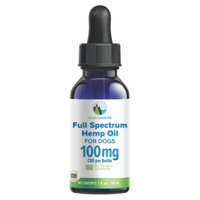 Green Coast Pet Full-spectrum Hemp Oil Dropper for Dogs - 100 mg Green Coast Pet Full-spectrum Hemp Oil Dropper for Dogs - 100 mg