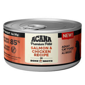 Acana Premium Pate Salmon & Chicken Cat Food - 3 oz Acana Premium Pate Salmon & Chicken Cat Food - 3 oz