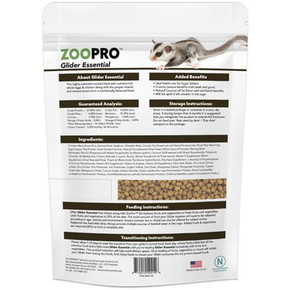 Exotic Nutrition Zoopro Glider Essential Sugar Glider Food - 1.75 lb