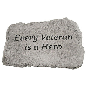 Massarelli's Every Veteran Is A Hero Stone - 10"