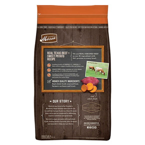 Merrick Grain Free Real Texas Beef & Sweet Potato Dry Dog Food - 30 lb